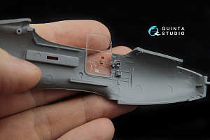 P-39Q/N  3D-Printed & coloured Interior on decal paper (for Hasegawa kit)