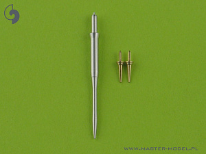 Aircraft detailing sets (brass) 1/32 General-Dynamics F-16 Pitot Tube & Angle Of Attack probes (designed to be used with Academy, Hasegawa and Tamiya kits). 