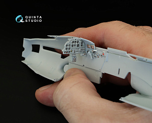 Il-2 Single seat 3D-Printed & coloured Interior on decal paper (for  kit)