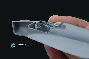 MiG-29 9-13 3D-Printed & coloured Interior on decal paper (7278 Zvezda) (with 3D-printed resin part)