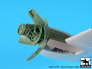 Additions (3D resin printing) 1/72 Breguet Atlantic engine (designed to be used with Revell kits)