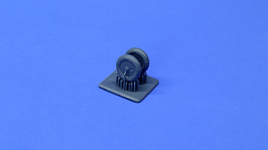 Additions (3D resin printing) 1/48 Bf-109 F-G6 type 3 wheels under load (KepModels) 