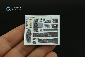 F-104G 3D-Printed & coloured Interior on decal paper (Italeri) (small version)