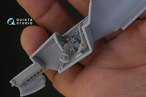 Bf 109C/D 3D-Printed & coloured Interior on decal paper (for Modelsvit kit)