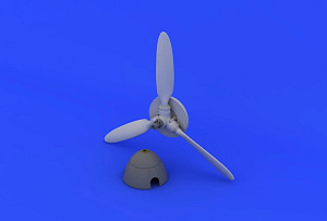 Additions (3D resin printing) 1/48 Messerschmitt Bf-109G-6 propeller (designed to be used with Eduard kits) 
