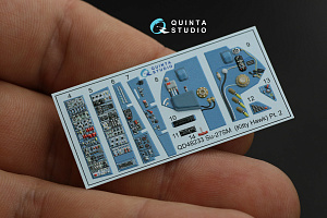 Su-27SM 3D-Printed & coloured Interior on decal paper (KittyHawk)