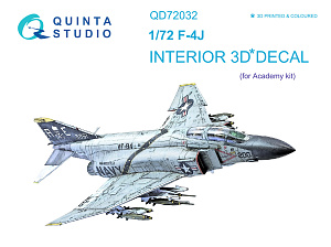 3D Декаль интерьера кабины F-4J (для модели Academy)