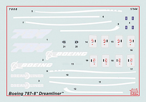 Model kit 1/144 Boeing 787-8 Dreamliner  (Zvezda)