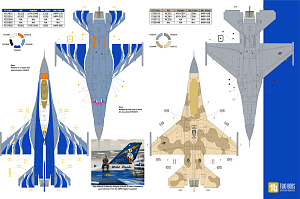 Decal 1/48 Lockheed-Martin F-16C/D Wild Ducks (Two Bobs)