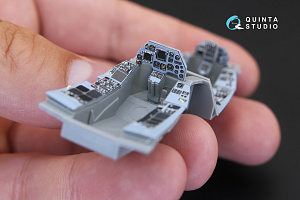 3D Декаль интерьера кабины F-16B (для модели Kinetic)