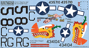 Decal 1/48 Douglas A-26C Douglas (Kits-World)