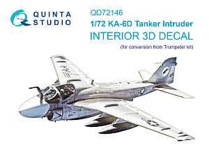 KA-6D Intruder 3D-Printed & coloured Interior on decal paper (conversion from Trumpeter)