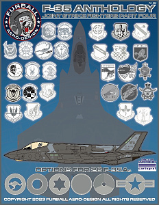 Decal 1/72 "F-35 Anthology Part IV" (72-012) (Furball Aero-Design)