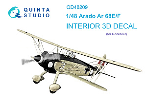 3D Декаль интерьера Arado Ar 68 E/F (Roden)